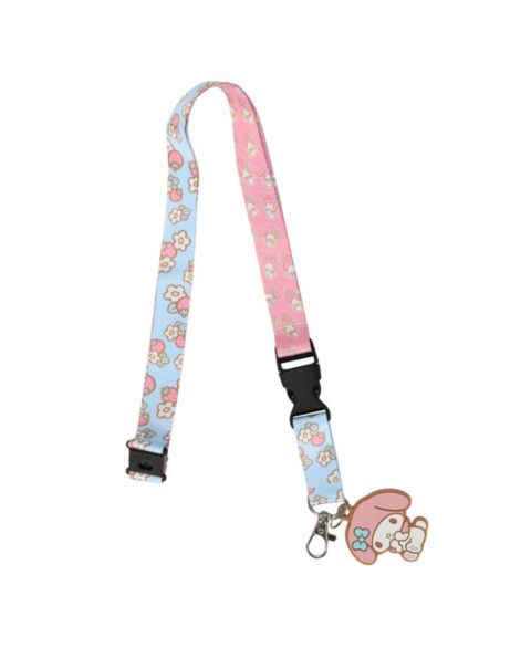 Женские брелоки My Melody Floral Lanyard With Character Charm, цвет: Разноцветный