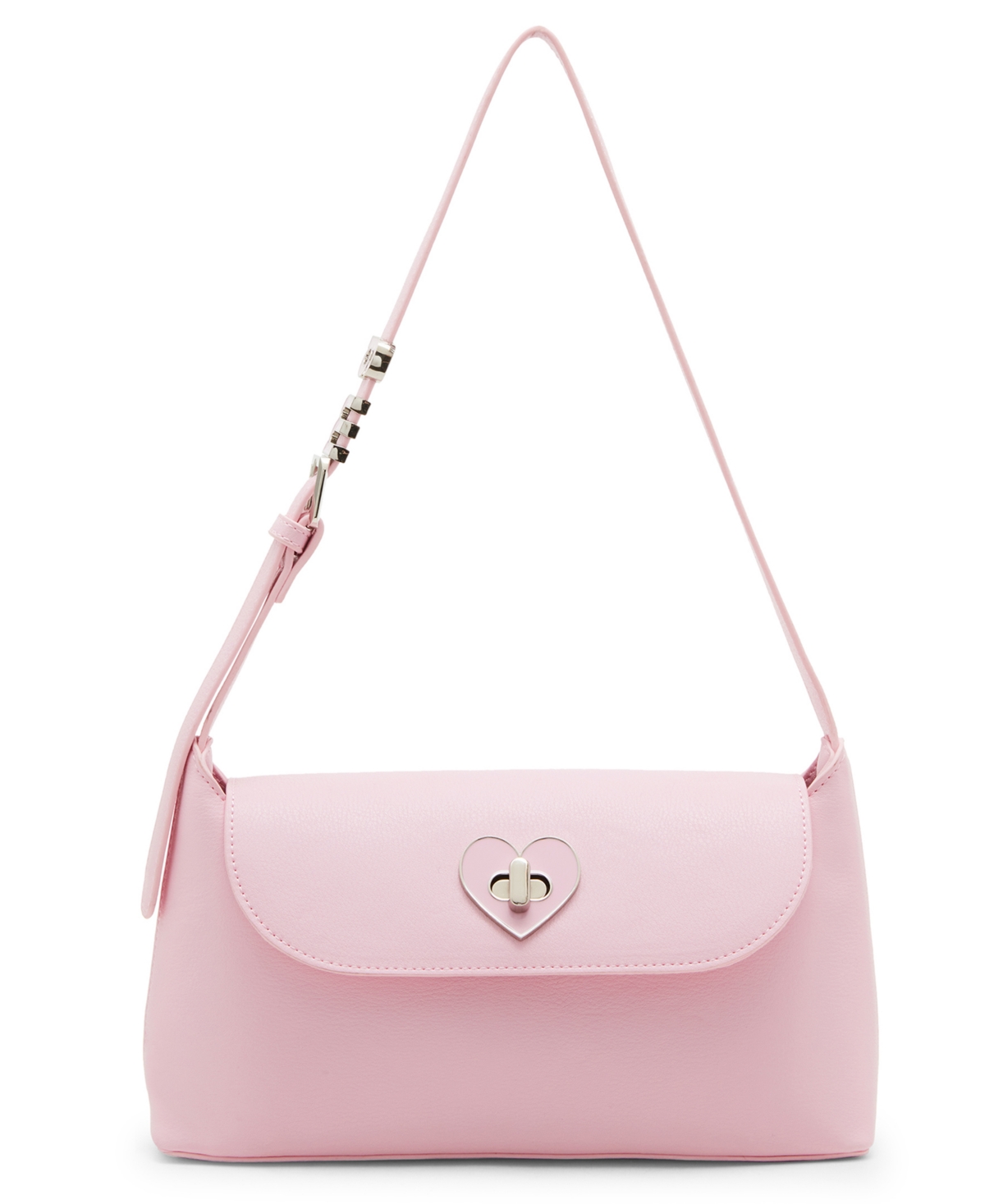 Loren Heart Turnlock Shoulder Bag - Rose