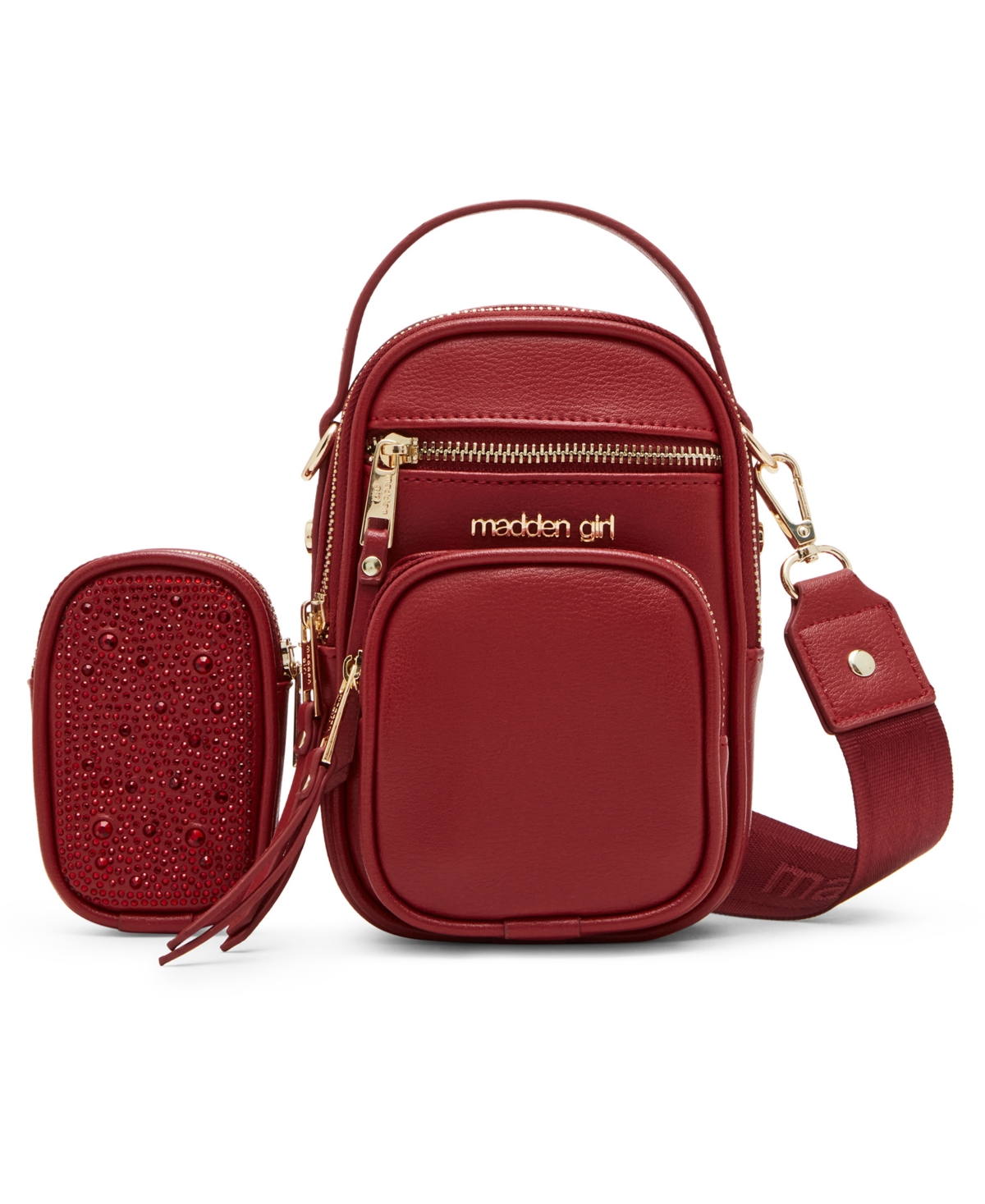 Blake North/South Crossbody Bag - Maroon