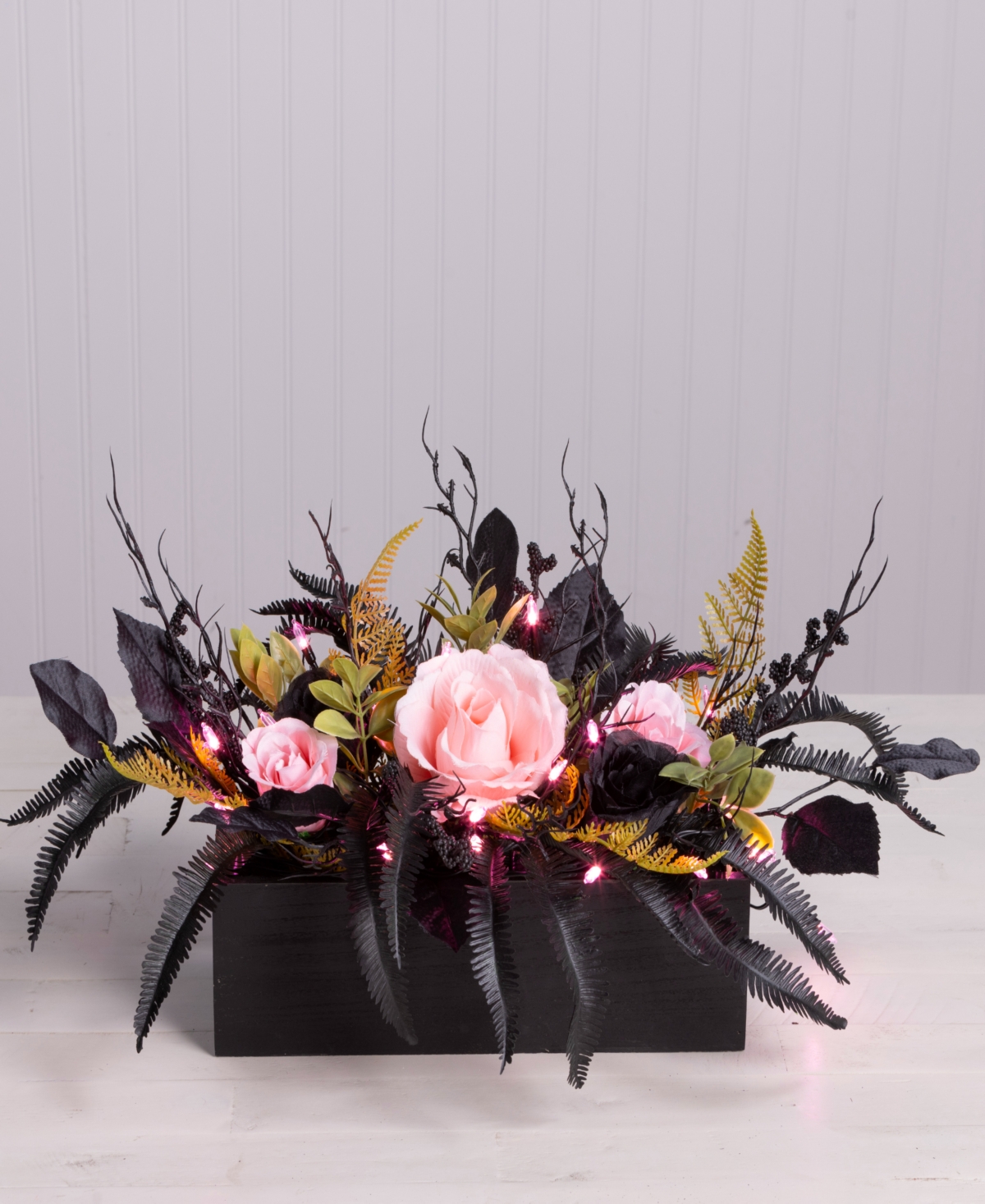 National Tree Company Cute And Creepy Centerpiece, 16 Inches In Black