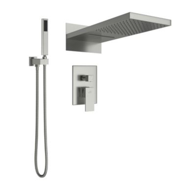 Waterfall Shower System with Valve Kit and Handheld Spray