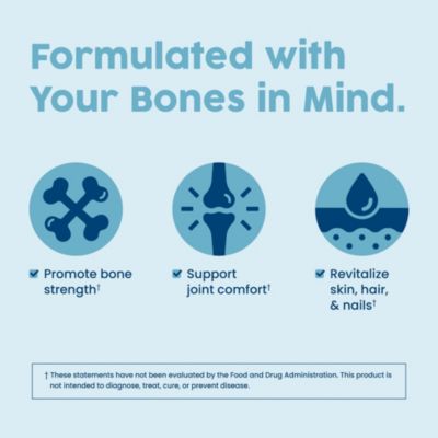 Bone Health Collagen Peptides, Type 1 & 3, with Fortibone and Verisol, 7.9 Ounce, 30 Servings