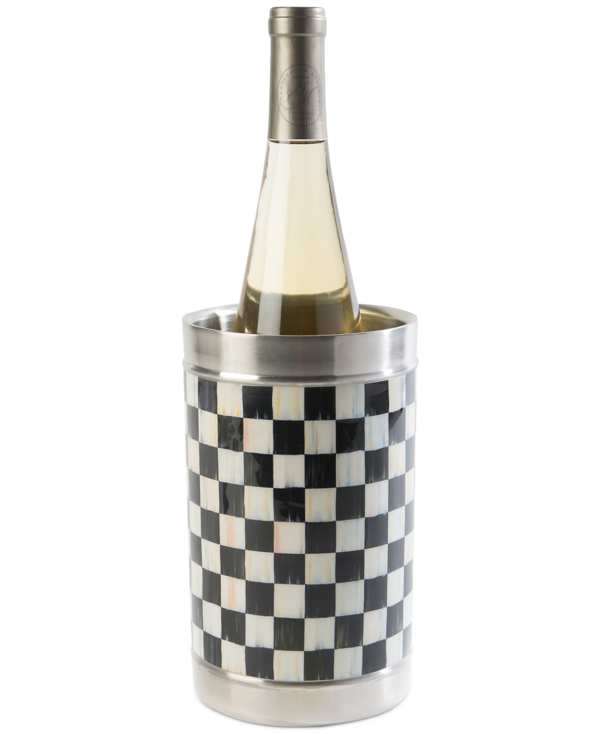 Mackenzie-childs Mackenzie Childs Courtly Check Wine Cooler In No Color