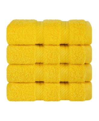 Edison Luxury 100% Turkish Cotton 4-Piece Washcloth Set