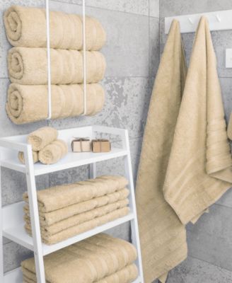 Edison Luxury 100% Turkish Cotton 4-Piece Bath Towel Set