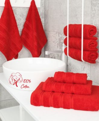 Edison Premium 100% Turkish Cotton 3-Piece Bath Towel Set