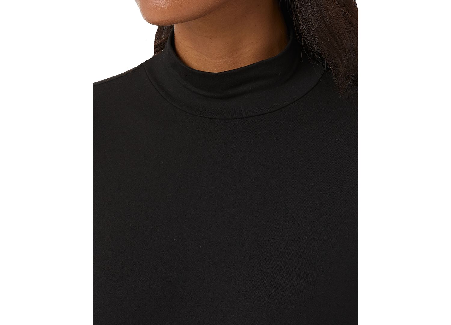 Women's Long-Sleeve Mock-Neck Top