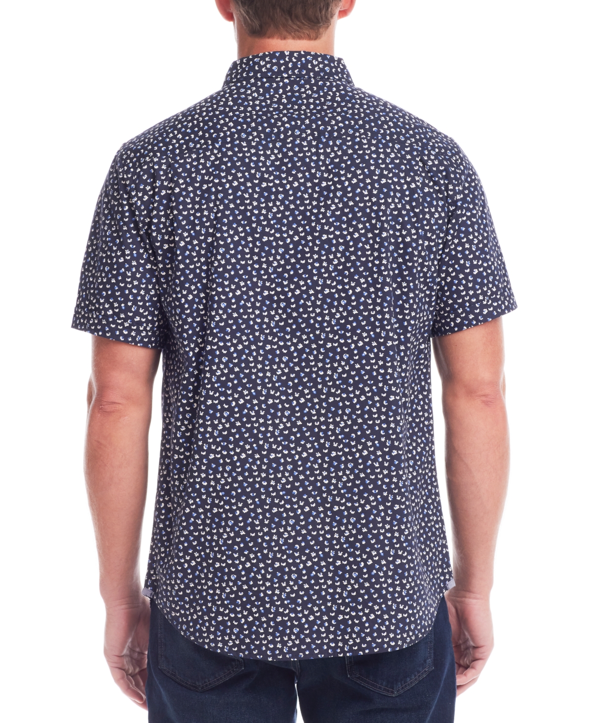 Weatherproof Vintage Men's Short Sleeve Cotton Poplin Shirt