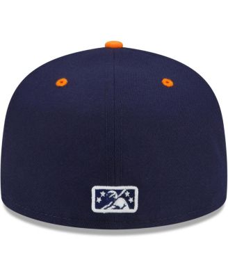 Men's Navy/Orange Peoria Chiefs Theme Night 59FIFTY Fitted Hat