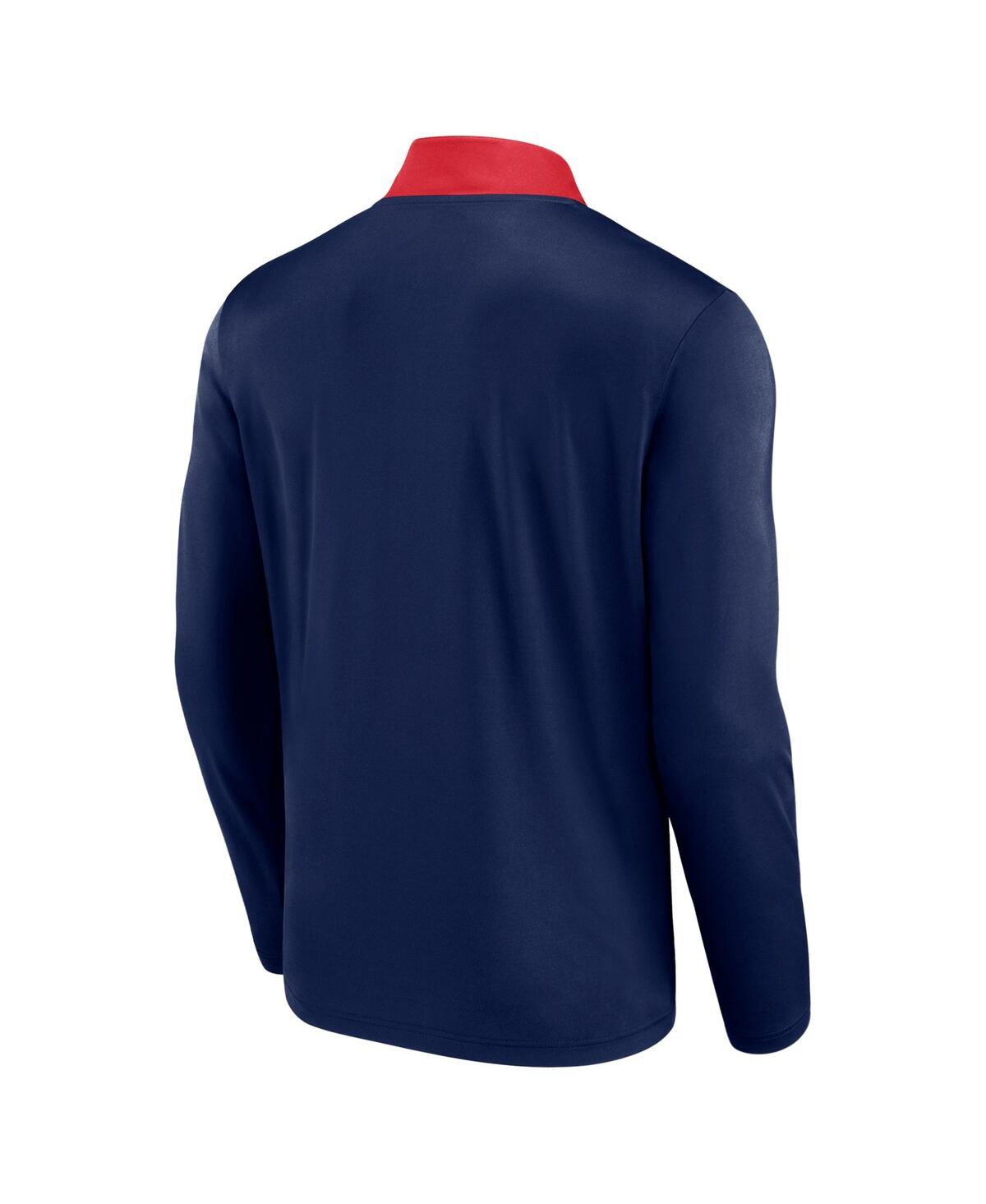 Fanatics Men's Navy Minnesota Twins Unstoppable Quarter-zip Top In Navy