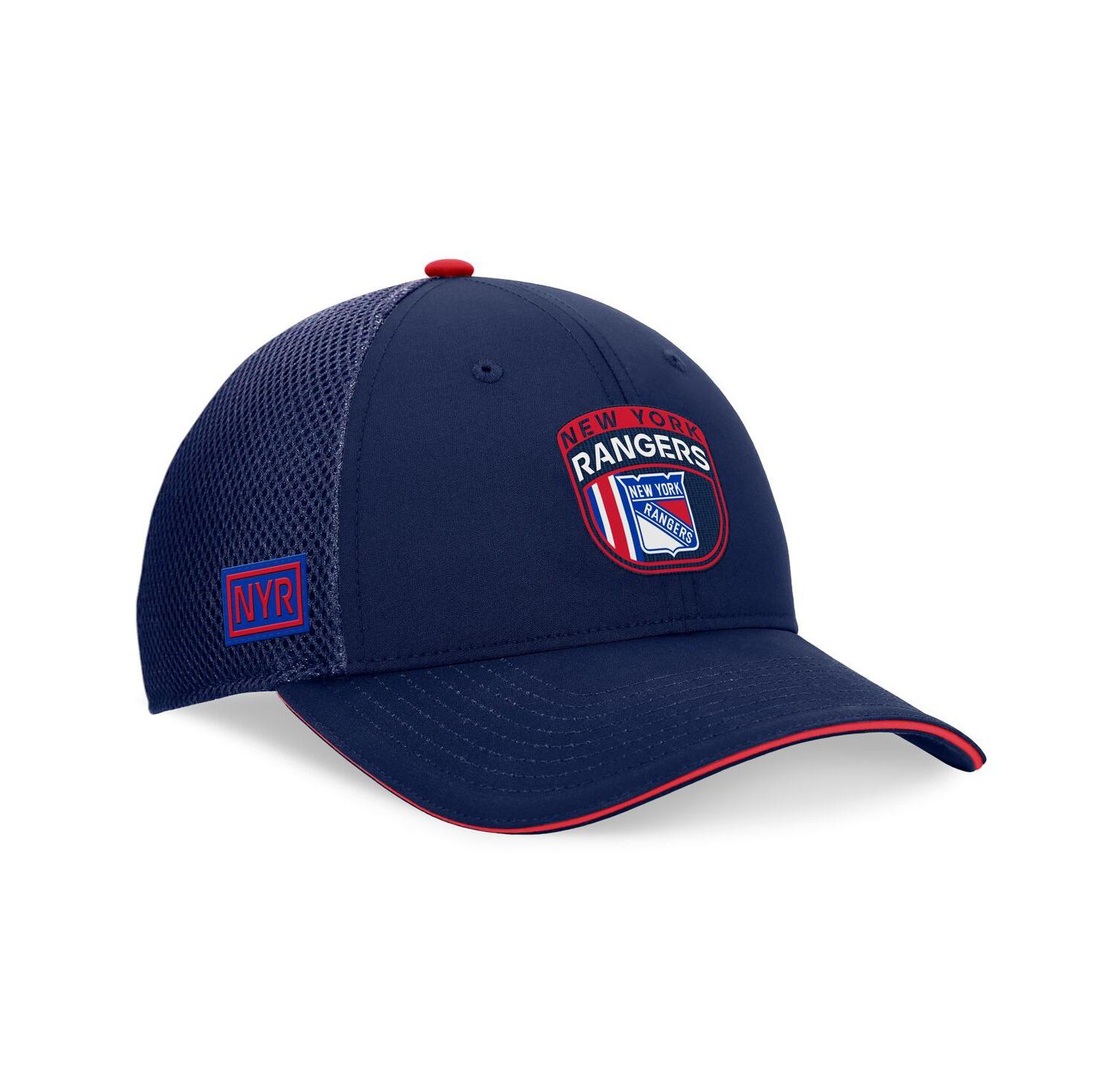 Men's Navy New York Rangers 2024 NHL Draft on Stage Trucker Adjustable Hat