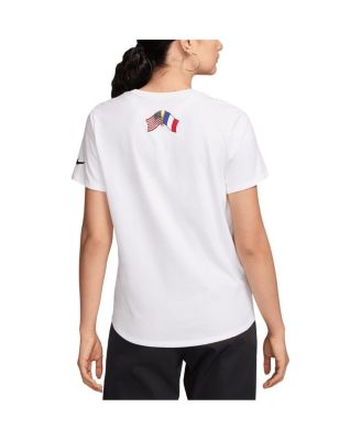 Women's White Team USA Essentials Eagle T-Shirt