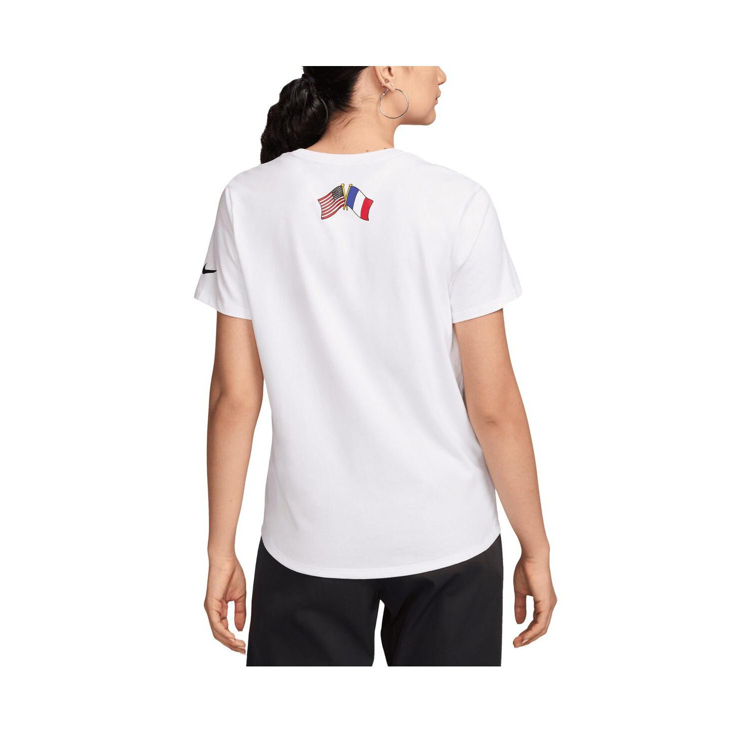 Women's White Team USA Essentials Eagle T-Shirt