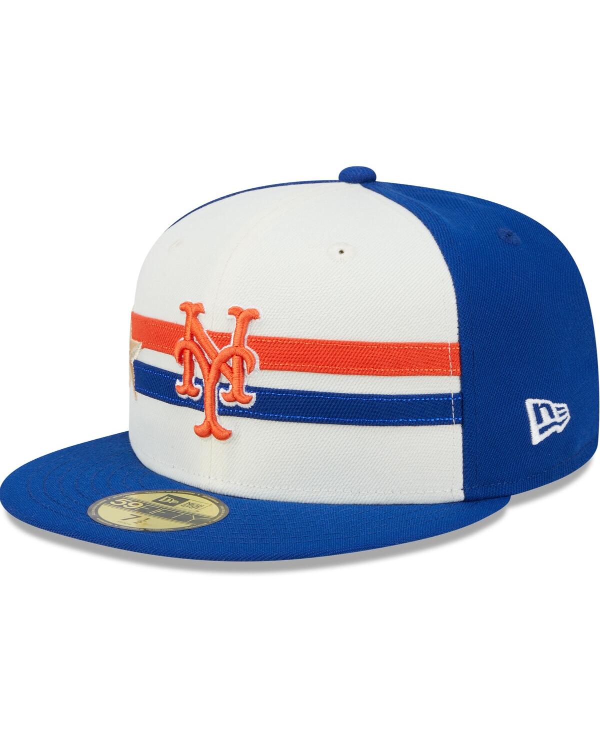 New Era Men's Cream/royal New York Mets 2024 Mlb Allstar Game Workout