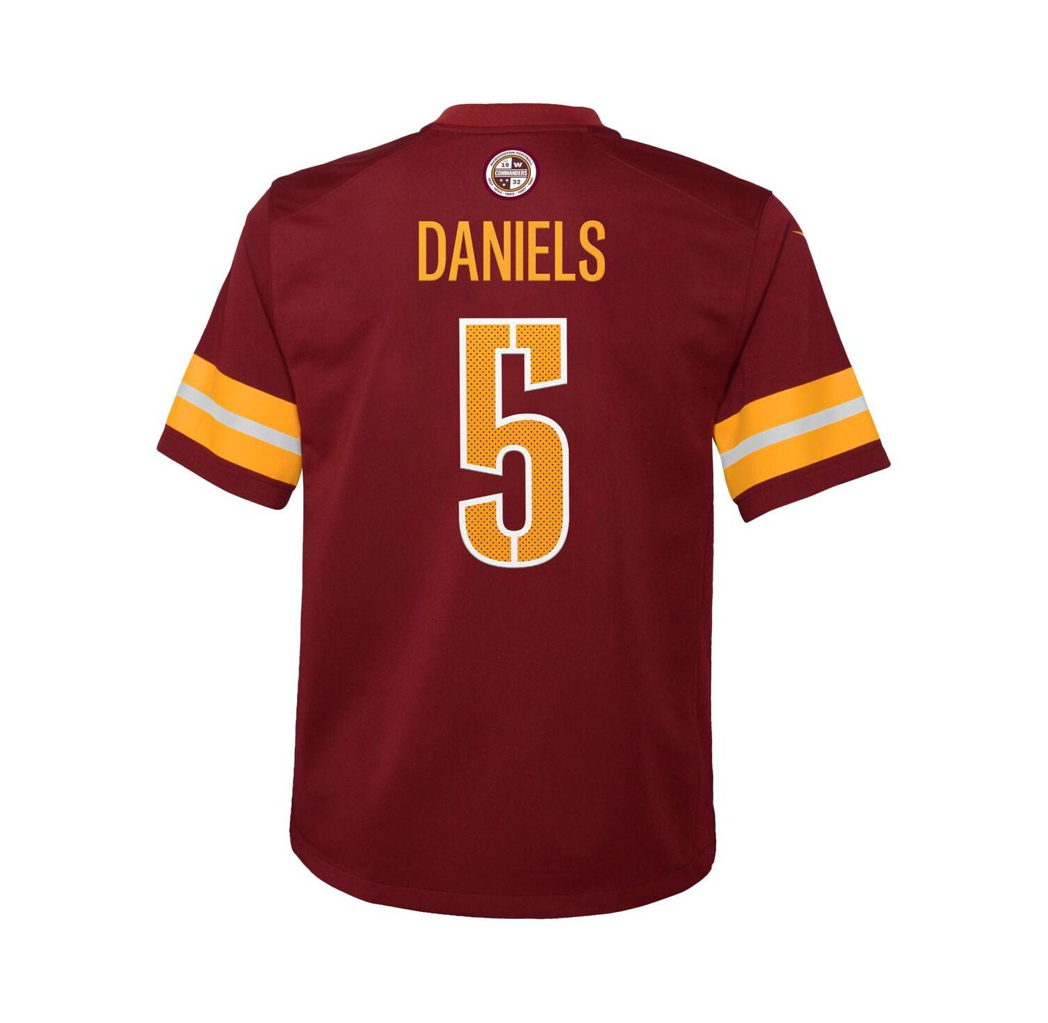 Big Boys and Girls Jayden Daniels Burgundy Washington Commanders 2024 NFL Draft First Round Pick Player Game Jersey