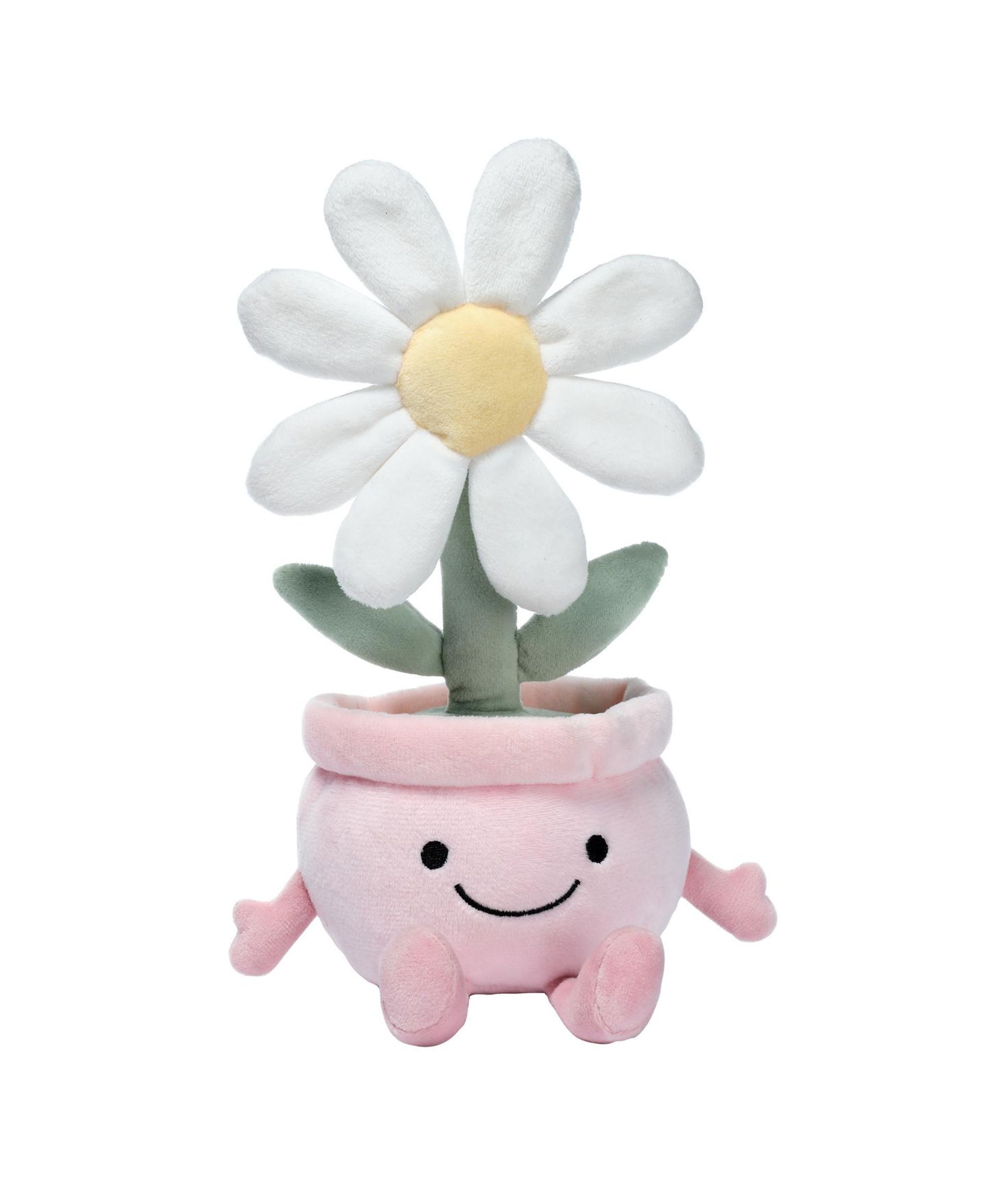 Детская мягкая игрушка Lambs & Ivy Daisy Dreams 11" Poseable-Velour Plush, цвет: Розовый — фото 1
