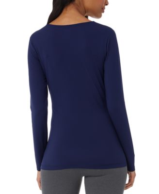 Women's Long-Sleeve Scoop-Neck Top 