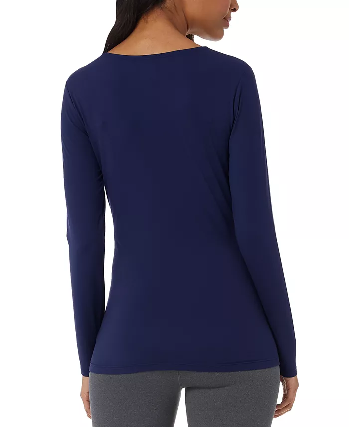 Women's Long-Sleeve Scoop-Neck Top - thumbnail 2
