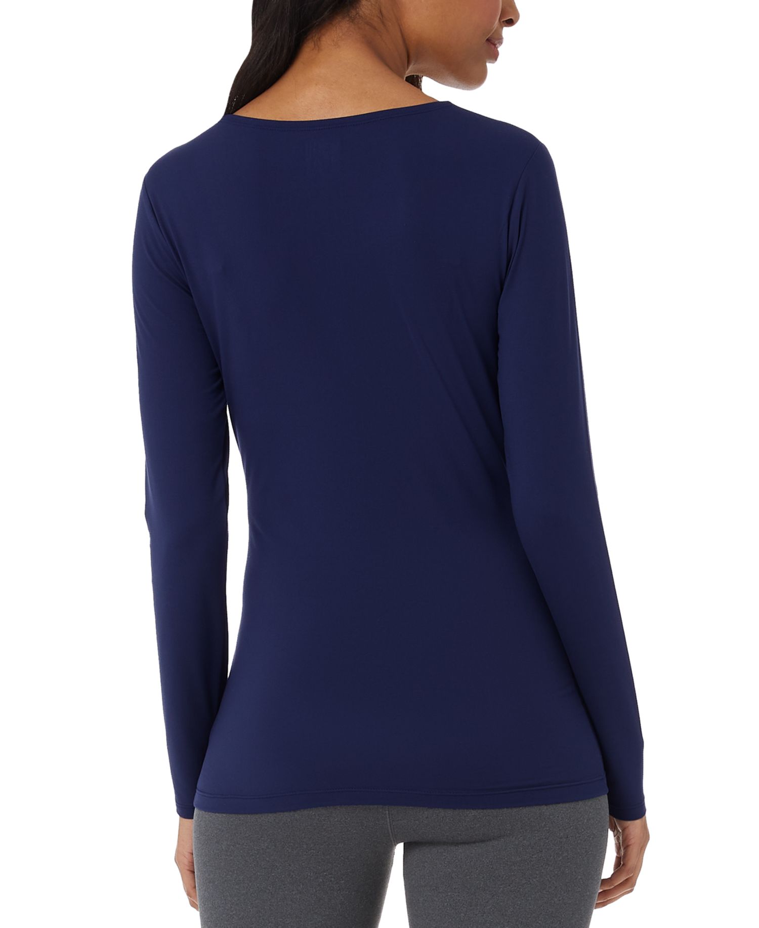 Women's Long-Sleeve Scoop-Neck Top