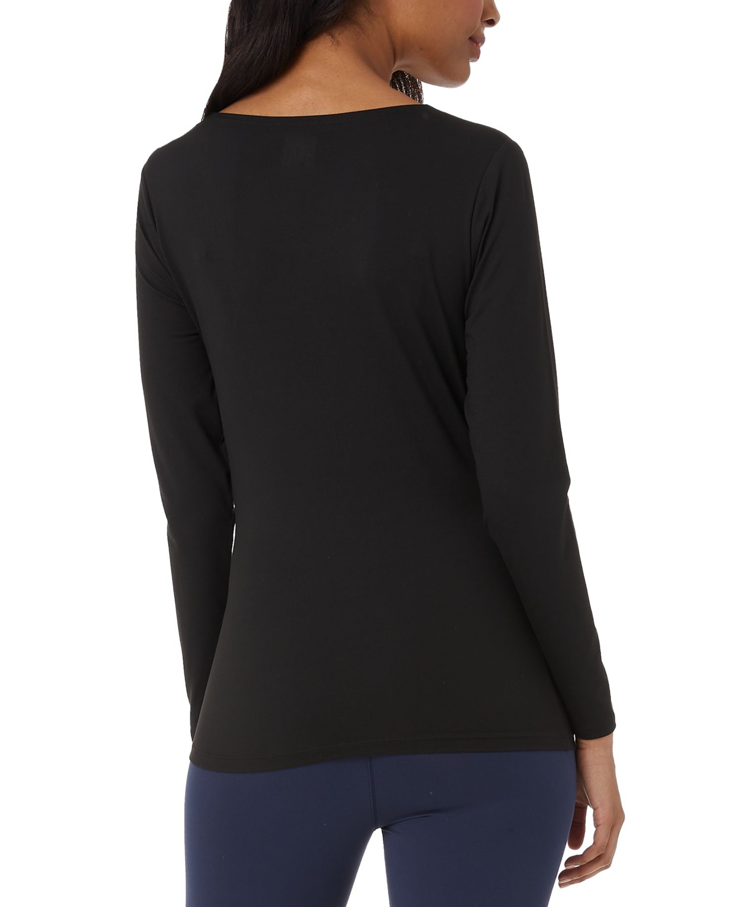 Women's Long-Sleeve Scoop-Neck Top