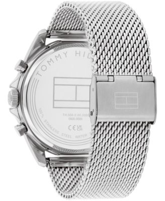 Men's Multifunction Silver Stainless Steel 43.5mm