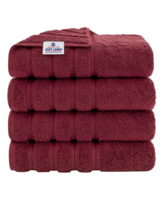 Edison Luxury 100% Turkish Cotton 4-Piece Bath Towel Set