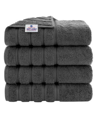Edison Luxury 100% Turkish Cotton 4-Piece Bath Towel Set
