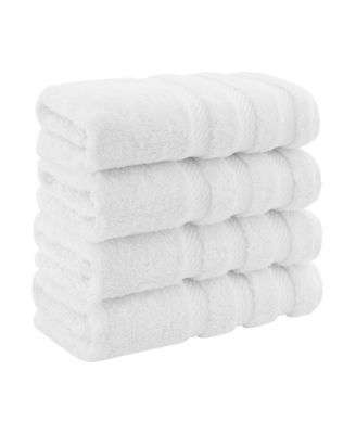 Edison Luxury 100% Turkish Cotton 4-Piece Hand Towel Set