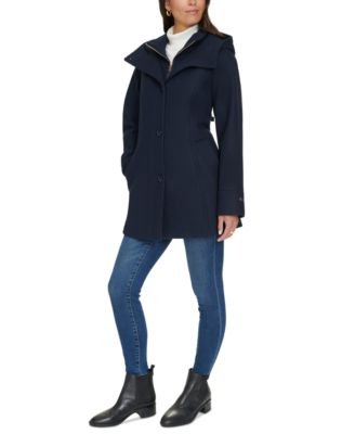 Women's Hooded Button-Front Coat, Created for Macy's