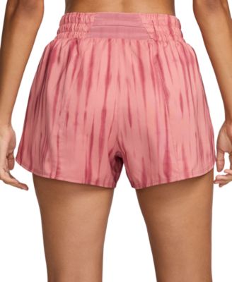 Women's One Dri-FIT High-Waist Brief-Lined Printed Shorts