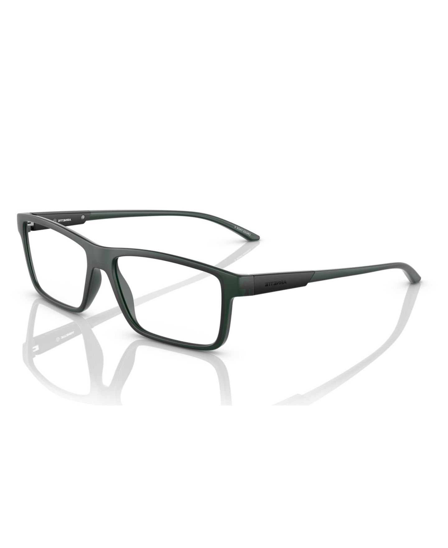 Очки Arnette Unisex Pillow Plastic AN7216 Cross Fade II Eyeglasses, цвет: Матовый зелёный — фото 1