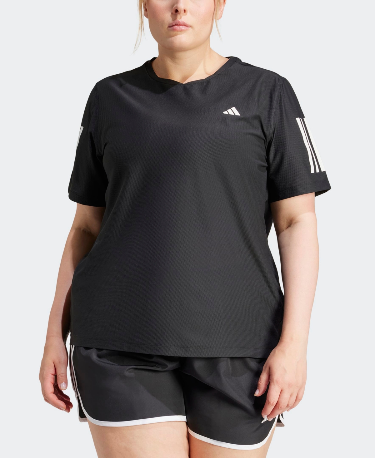 Adidas Plus Size Own the Run Moisture-Wicking T-Shirt
