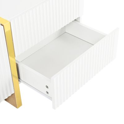 Streamdale Modern TV Stand with Discreet Cable Management