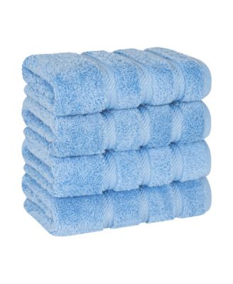 Edison Luxury 100% Turkish Cotton 4-Piece Hand Towel Set