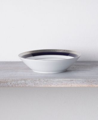 Crestwood Cobalt Platinum Set of 4 Soup Bowls, 7.50", 12 oz.