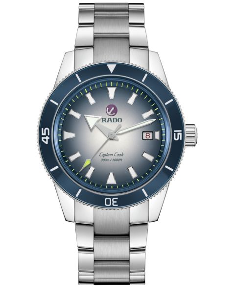 Мужские часы Rado Swiss Automatic Captain Cook Stainless Steel Bracelet Watch 42mm