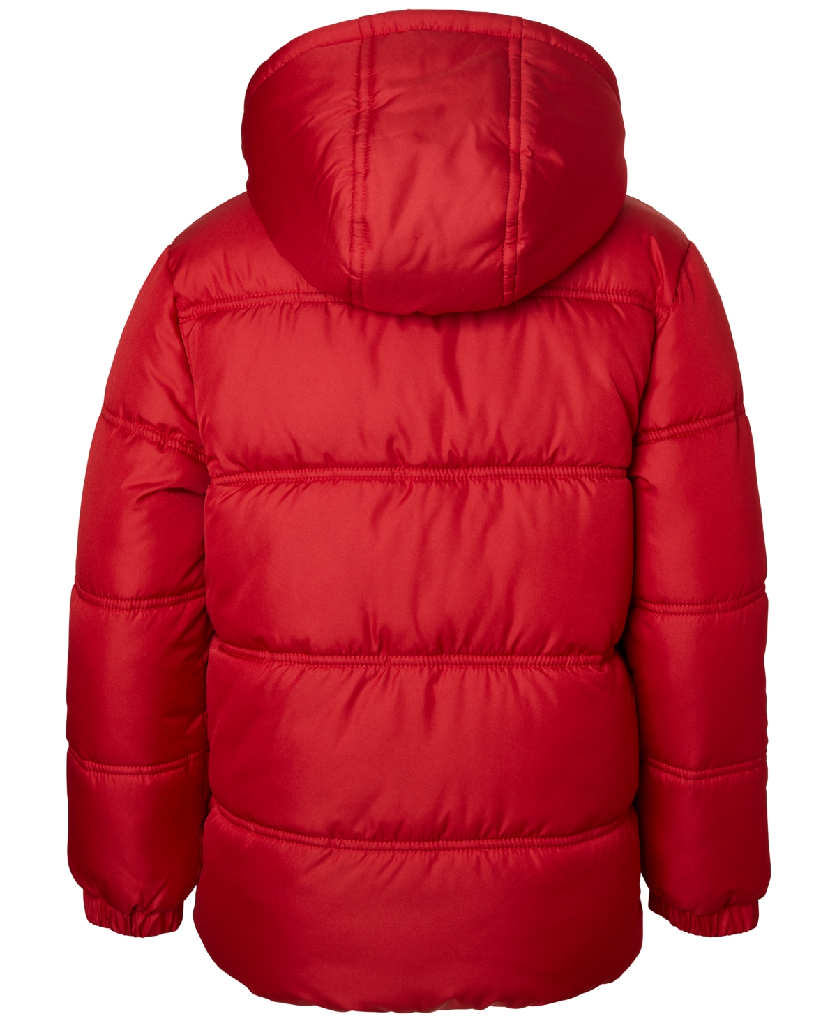 Ixtreme Big Boys Fleece-Lined Full-Zip Hooded Puffer Jacket with Ribbed-Knit Beanie