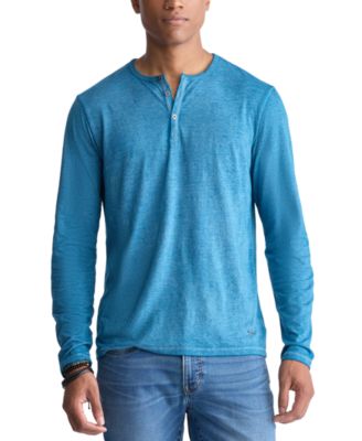 Buffalo David Bitton - Men's Kaduk Long-Sleeve Burnout Henley