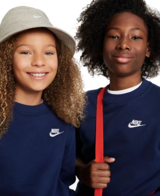 Big Kids Sportswear Club Fleece Classic-Fit Sweatshirt