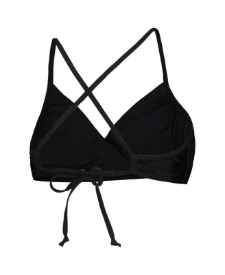 Women's Black San Francisco 49ers Hall of Fame Bikini Top