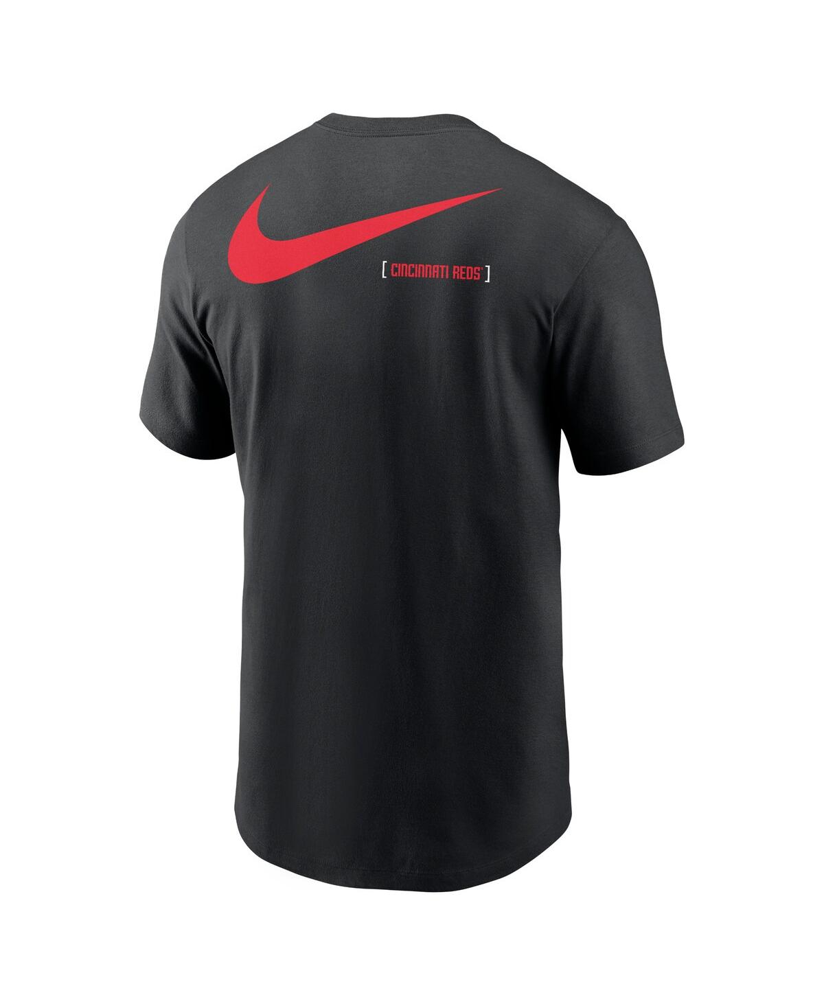 Nike Men'sCincinnati Reds 2-Hit Speed City Connect T-Shirt - Black