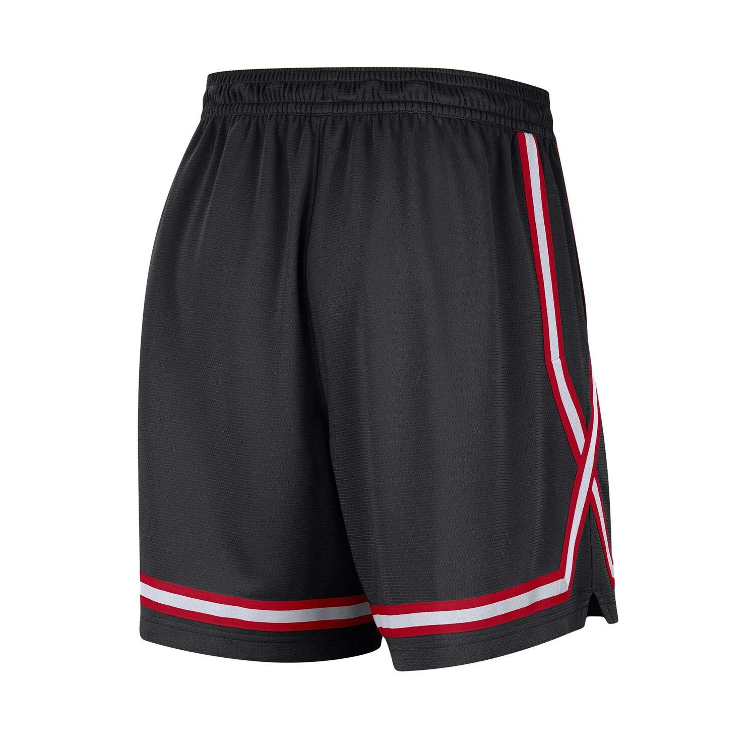 Women's Black Chicago Bulls Sideline Fly Crossover Performance Shorts