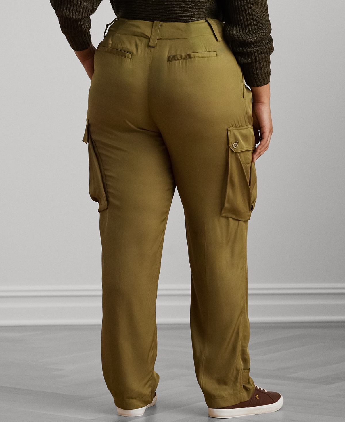 Lauren Ralph Lauren Plus Size Tapered Cargo Pants