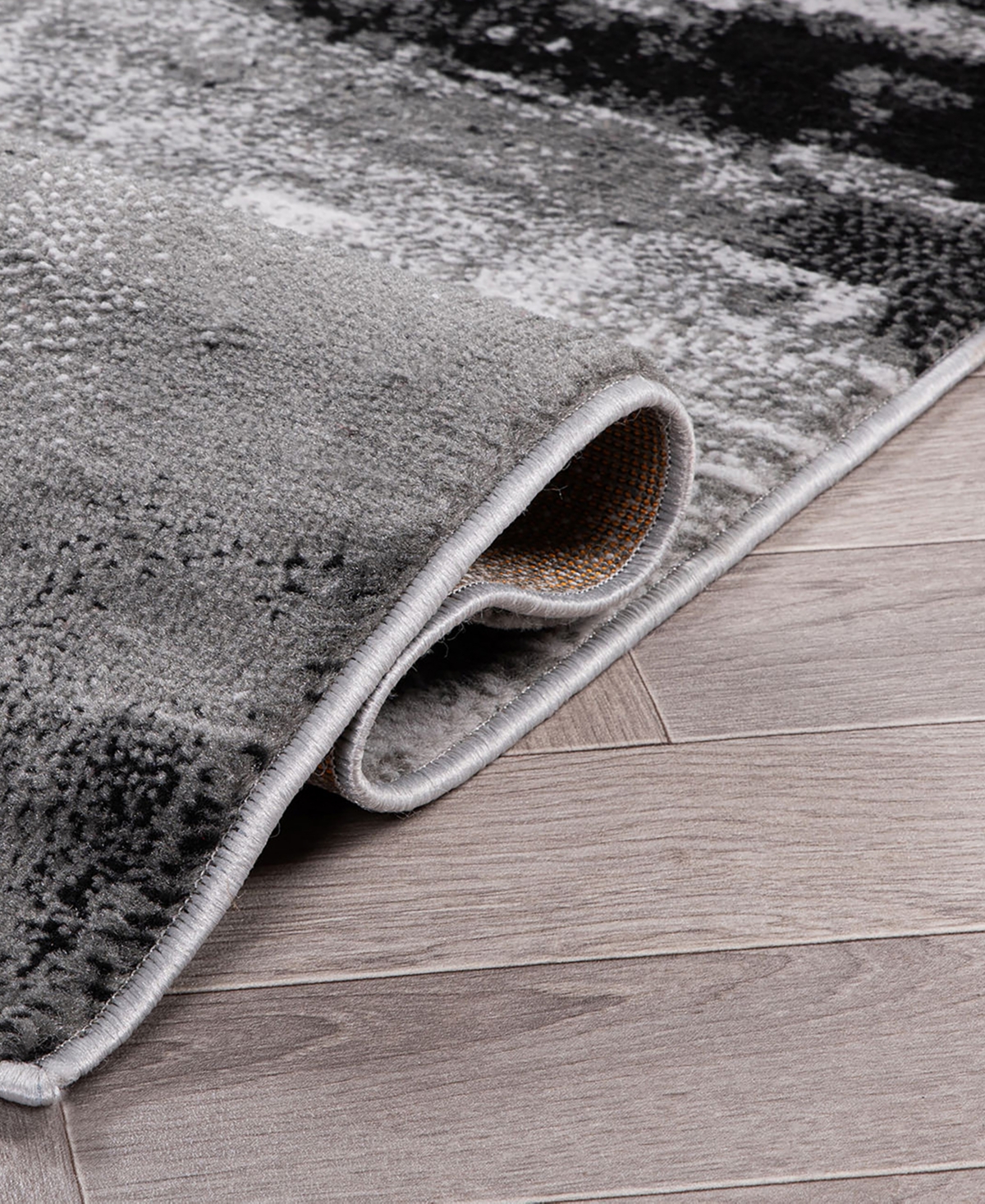 Main Street Rugs Mesh 4055 5'x7' Area Rug In Black