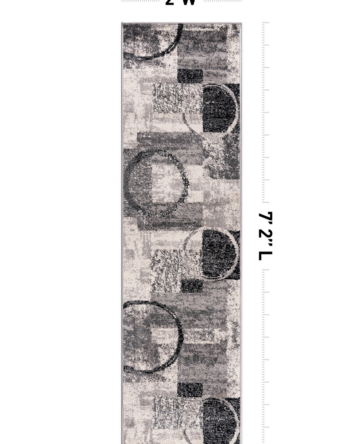 Main Street Rugs Alba 307 2'x7'2