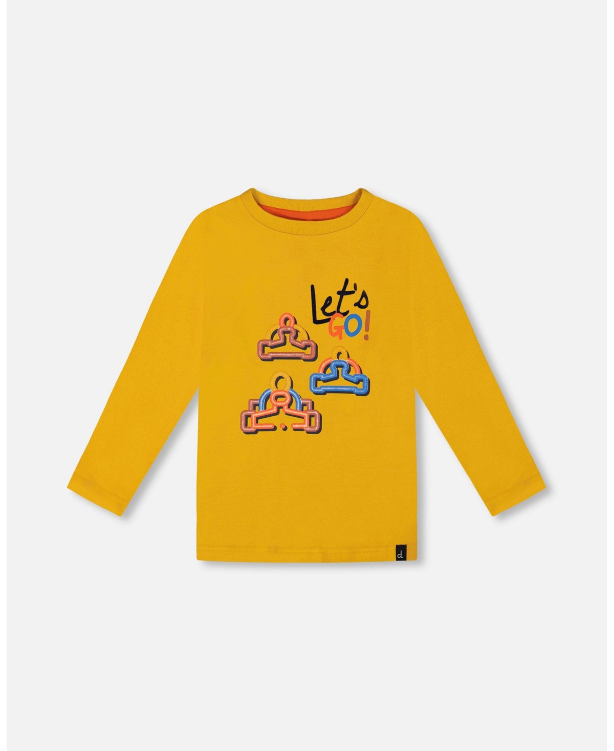 Deux par Deux Toddler Boys T-Shirt With Print Mustard Yellow - Toddler|Child