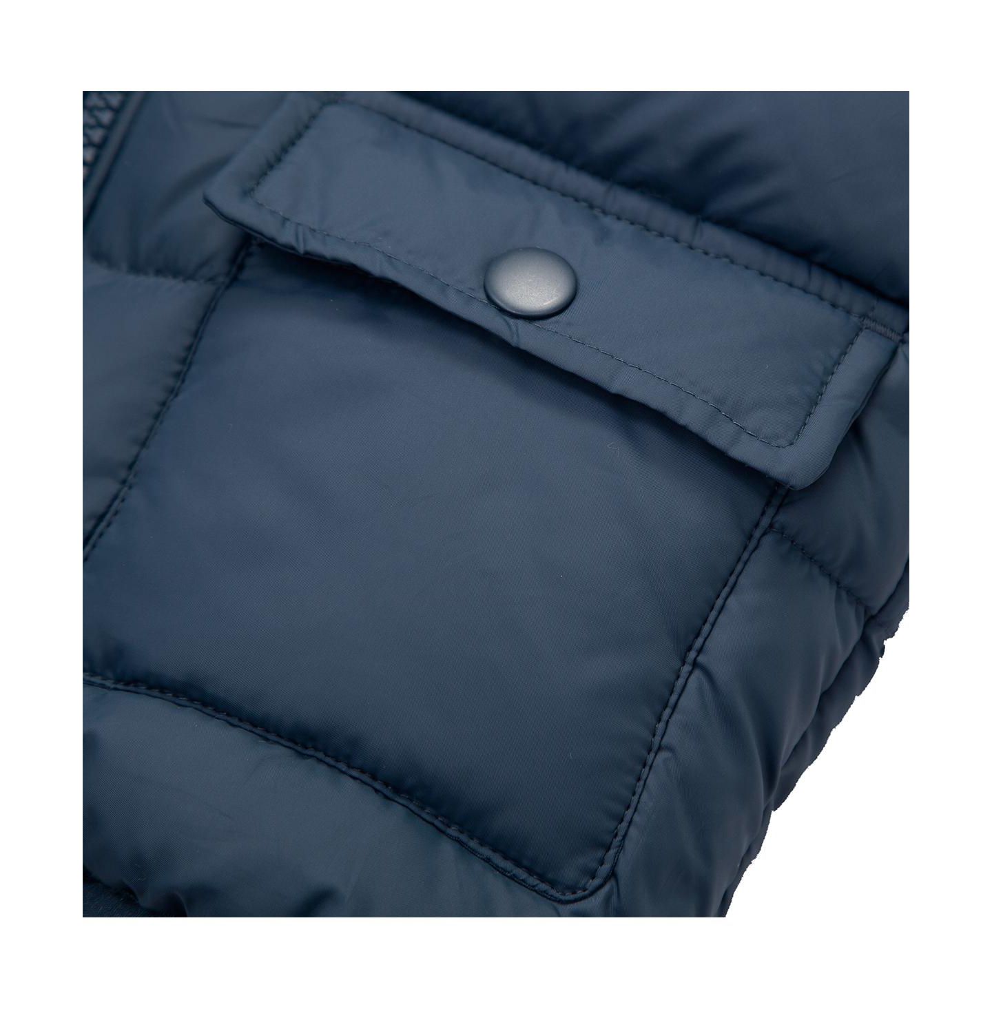 Куртка Rokka&Rolla Sherpa Fleece Lined Puffer Jacket 6-24M для мальчиков-малышей, цвет: Тёмно-синий — фото 7