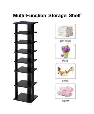 Wooden Shoes Storage Stand 7 Tiers Shoe Rack Organizer Multi-shoe Rack Shoebox