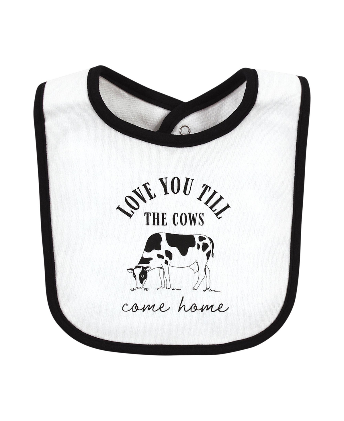 Hudson Baby Unisex Baby Cotton Bibs, Neutral Farm, One Size