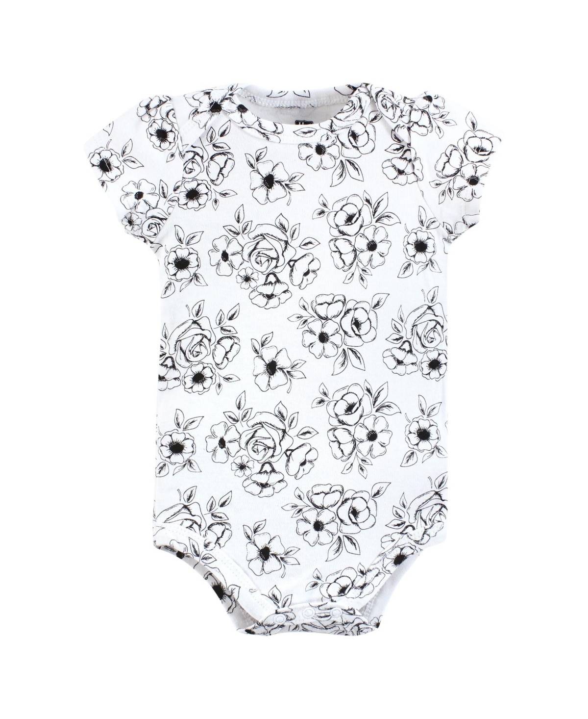 Hudson Baby Baby Girls Cotton Bodysuits,- Toile black dress